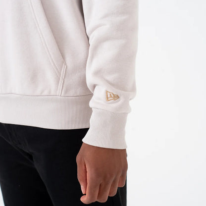 Felpa con cappuccio New York Yankees Logo Panna