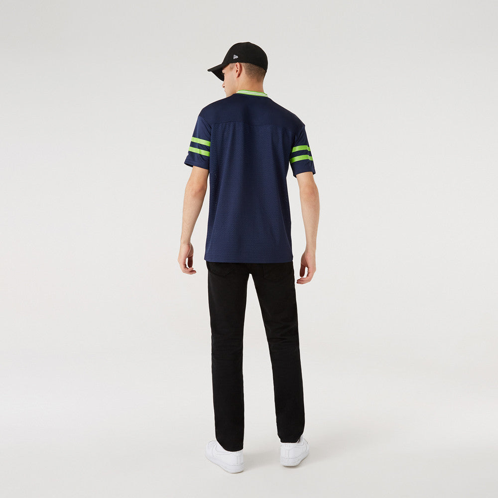 Maglia blu oversize dei Seattle Seahawks