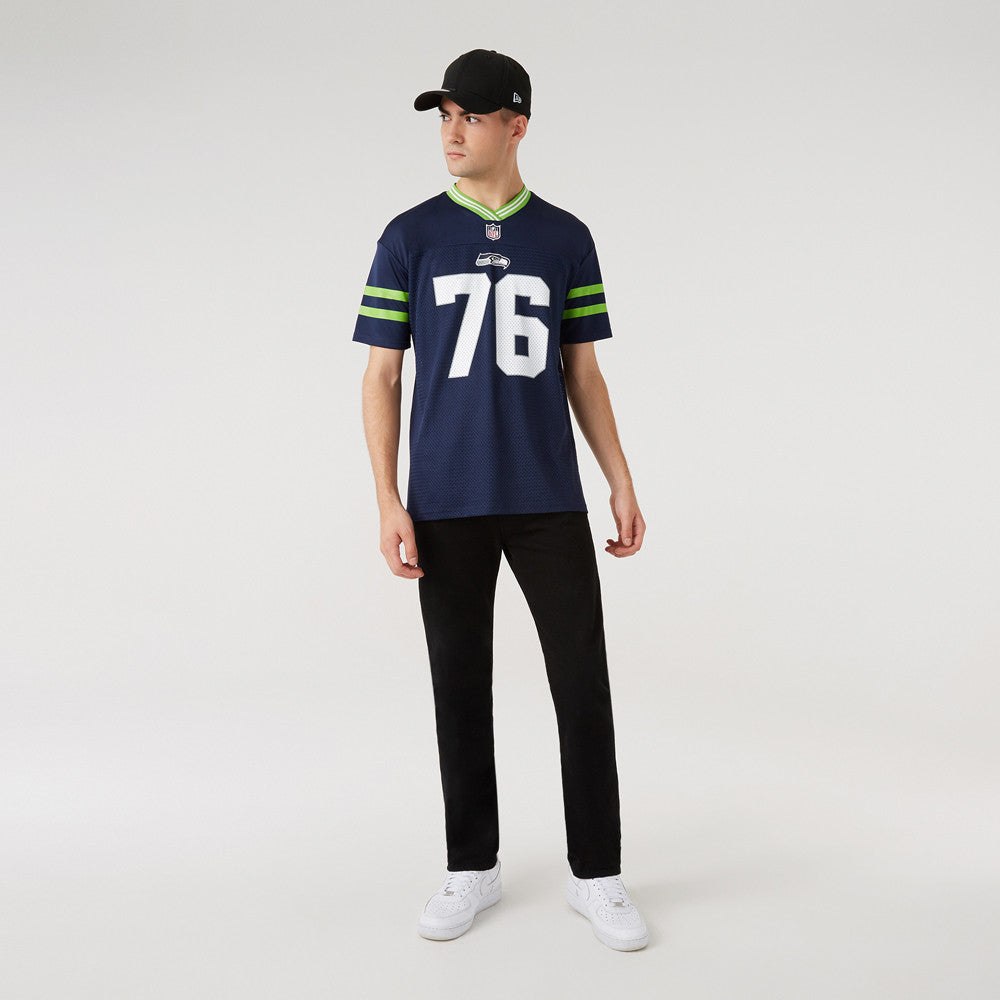 Maglia blu oversize dei Seattle Seahawks
