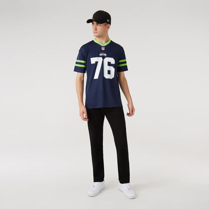 Maglia blu oversize dei Seattle Seahawks
