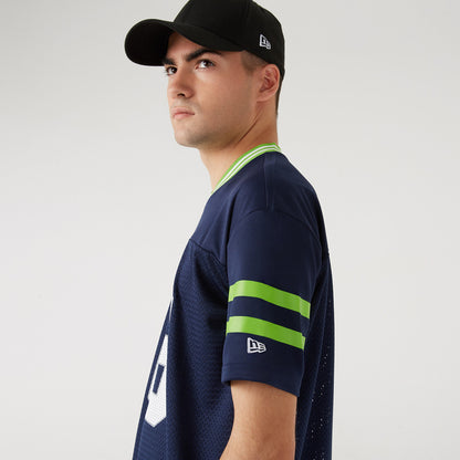 Maglia blu oversize dei Seattle Seahawks
