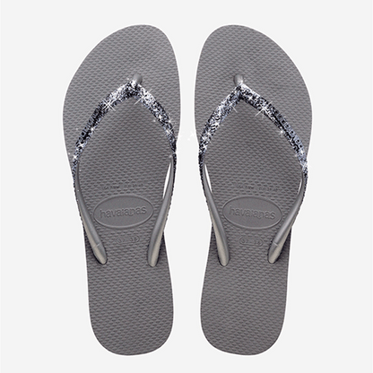 Havaianas Slim Glitter II grigie