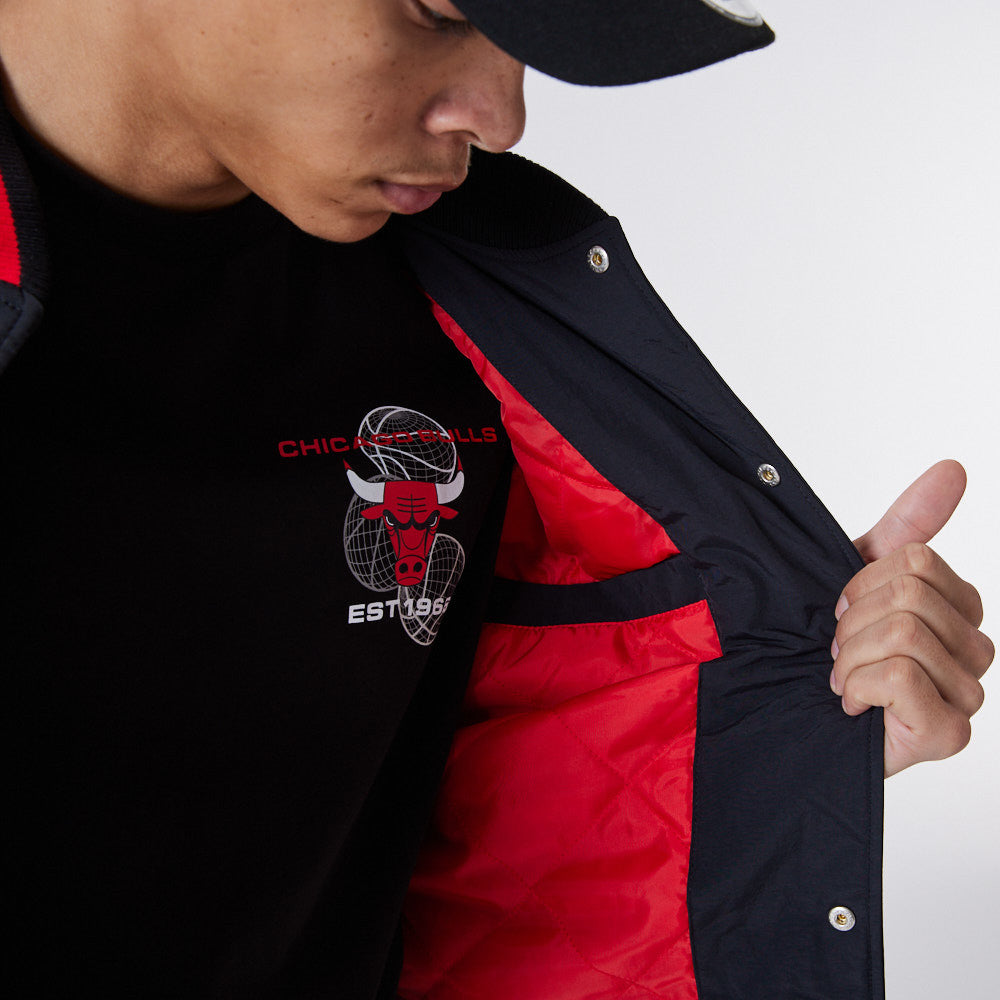 Bomber Chicago Bulls Logo Nero