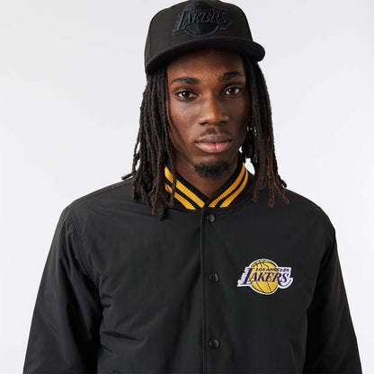 Bomber LA Lakers NBA Logo Nero