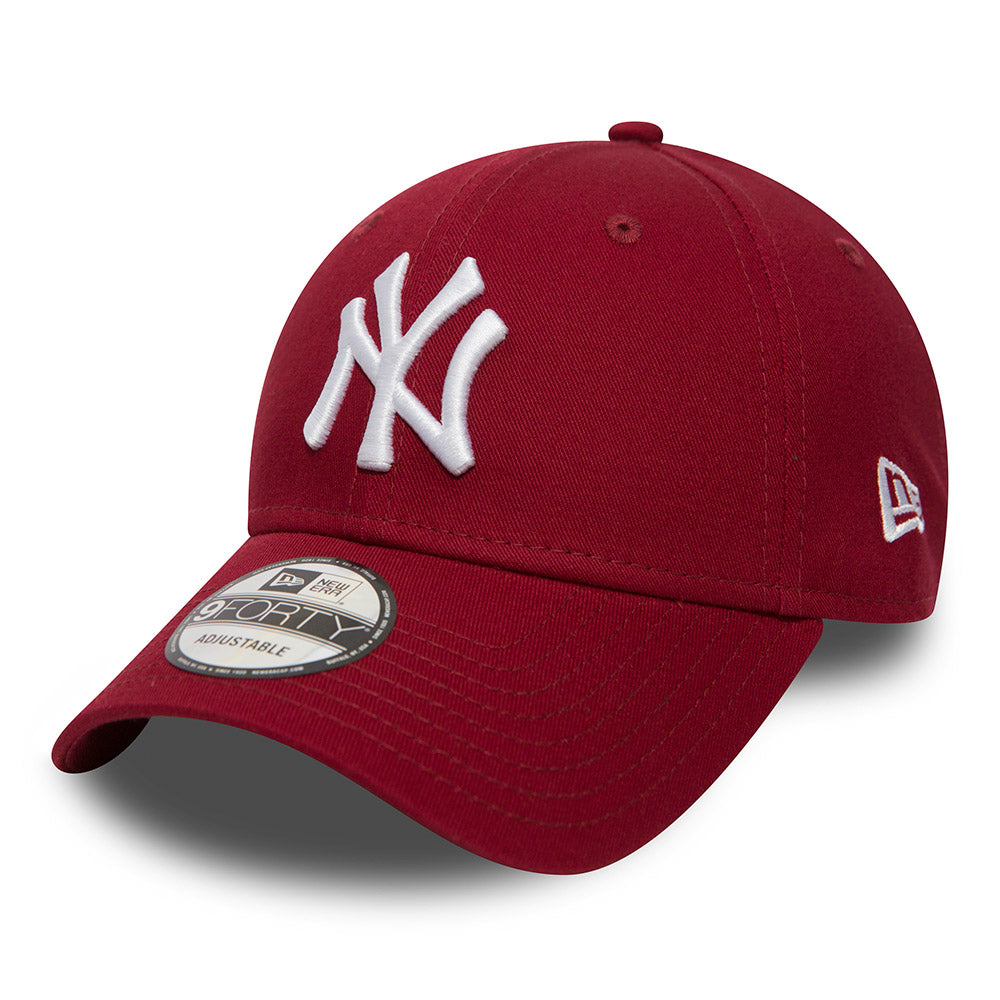 Cappellino 9FORTY Regolabile New York Yankees Essential bordeaux