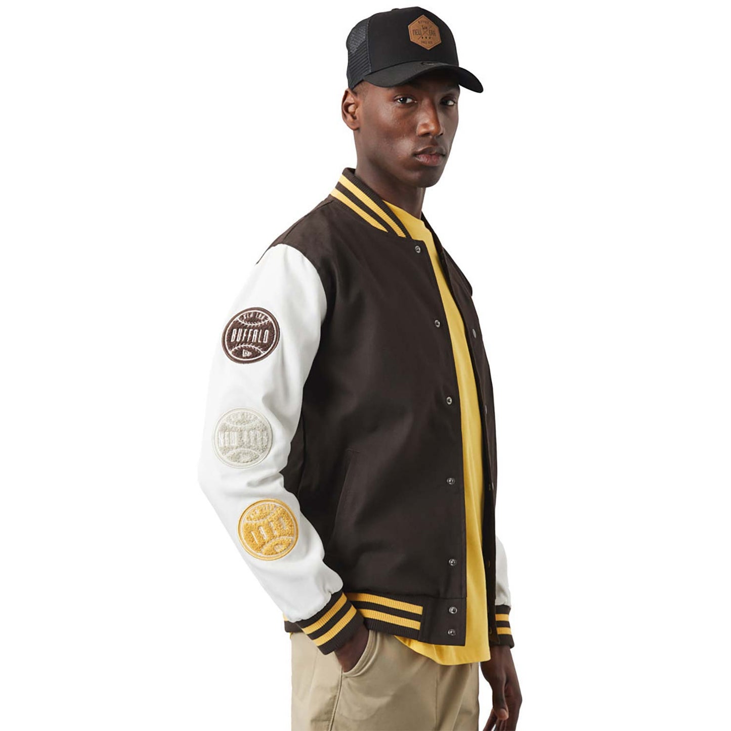 Giacca Varsity New Era Heritage Marrone